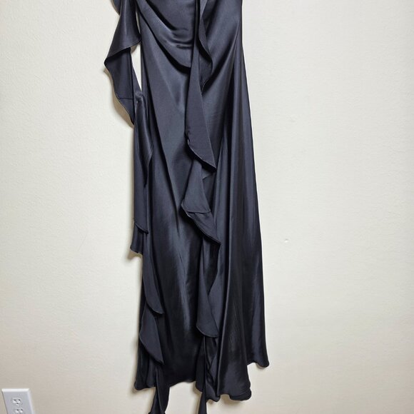 Shona Joy Agnes Draped Ruffle Maxi Dress Size 6 MSRP $360 - Picture 10 of 14